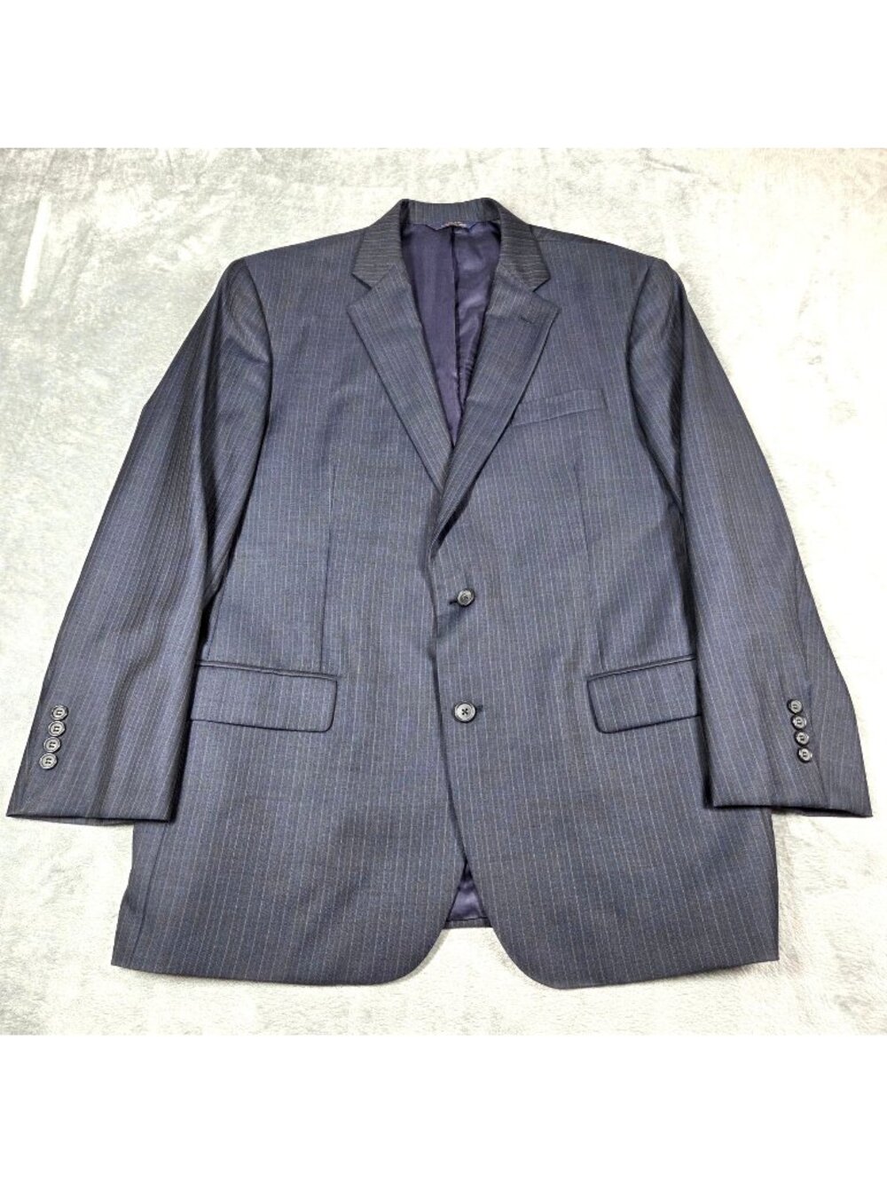 Brooks Brothers Sport Coat 45R 1818 Madison Saxxon Wool Pinstripe Blazer Jacket